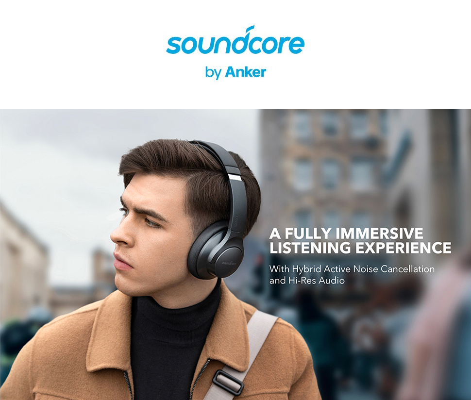 Soundcore Life Q20+ Hybrid Noise Cancelling Headphones