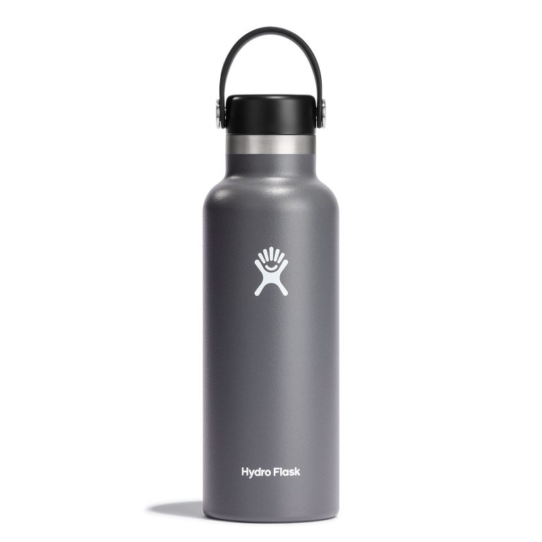 18 Oz Standard Mouth Bottle With Flex Cap - Stone