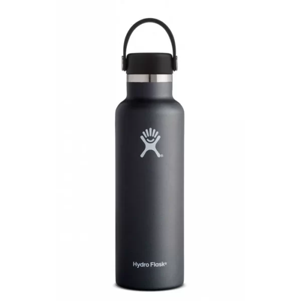 21 Oz Standard Mouth Bottle With Flex Cap - Black