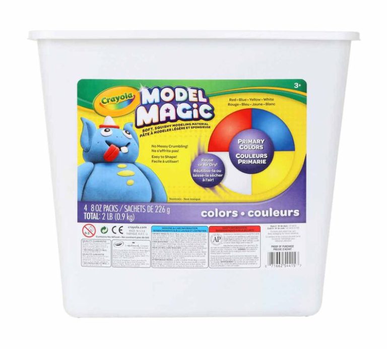 Model Magic 2lb Resealable Storage Container, Primary Colors